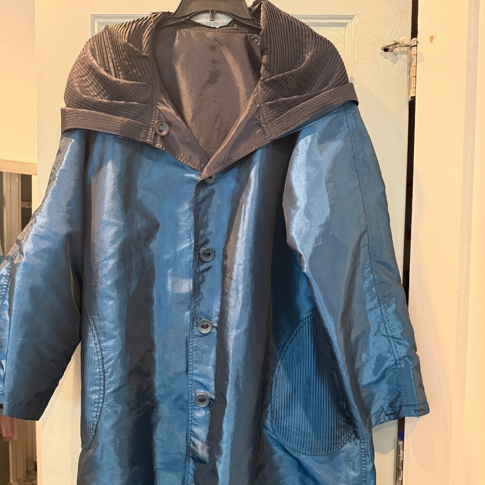 Mycra Pac Reversible Pleated Hood Raincoat size 2X